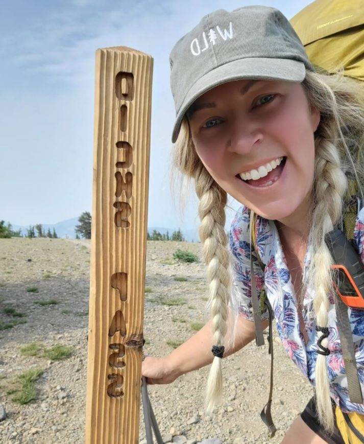 Krystal Hughes Hiking
