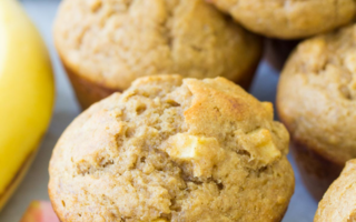 Apple Banana Muffins